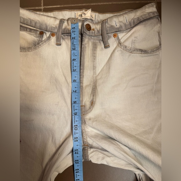 MADEWELL The Perfect Vintage Wide Leg Crop Jeans Women's SZ 29 Blue Light Wash - Picture 14 of 17